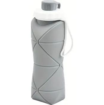 Mobilní telefon LIVEFY | Livefy skládací láhev na vodu Foldy 600ml, sivá