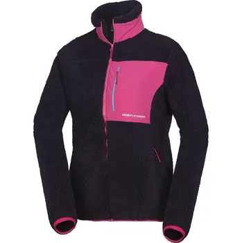 Dámská mikina Northfinder Dámská fleecová mikina loosefitová WYOMA, černá, L