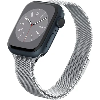 Mobilní telefon Řemínek Spigen Metal Fit Silver Apple Watch 41mm/40mm/38mm