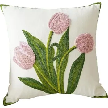 Mobilní telefon LIVEFY | Livefy povlak na polštář Flower 4 45x45cm bíla