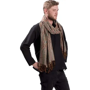 Šála Šála MAHILA oranžovo-tyrkysová