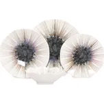 ASIR Poppy 24 ks bílá/mák