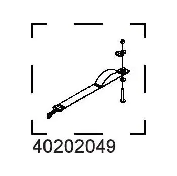 vozík za kolo Hitch backup strap replacement kit Thule 40202049