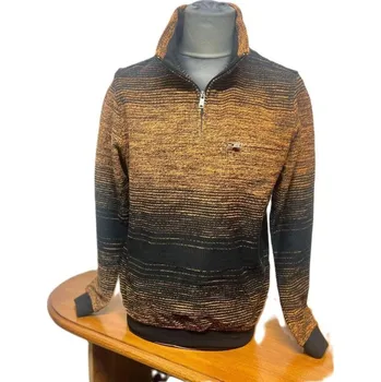 HAJO PÁNSKÁ MIKINA SE STOJÁKEM NA ZIP-ORANŽOVOČERNÁ L