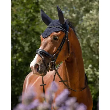 Vybavení pro koně Čabraka QHP Flore, Full - Tmavě modrá