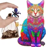 Dřevěné puzzle kočka 130 dílů Kruzzel