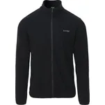 Hi-Tec Damis II Full Zip pánská fleecová tenká mikina Barva: black, Velikost: L