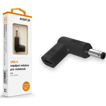Notebook Aligator USB-C napájecí redukce 4,5 x 3,0 mm pro notebooky Dell