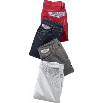 Jezdecké kalhoty Dámské rajtky Euro-Star LIBERTY - s celokoženým sedem, 36 - Šedá - Tmavě modrá