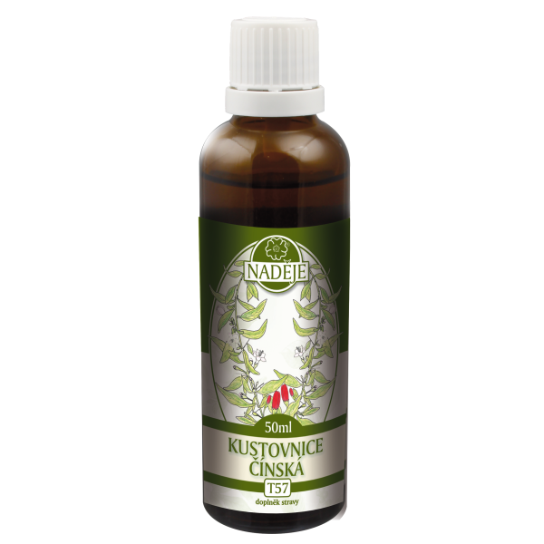 Naděje Kustovnice čínská tinktura z byliny T57 50 ml