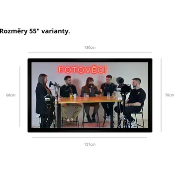 Reklamní LED panel Digitální Infokiosek Dotykový Počítač Informační Systém Panel Samoobslužná Stanice Výběr Velikosti 55"