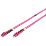 Digitus DK-2533-05-4 Optic Patch, LC / LC, Multimode, OM4, 50/125 µ, 5m, růžový