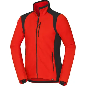 Pánská mikina Northfinder Pánská fleecová mikina MISSION rudá