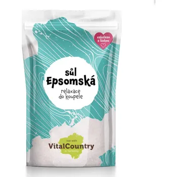 Koupelová sůl Epsomská sůl 1 kg (Epsomská sůl, známá také jako hořká sůl se tradičně využívá pro přípravu relaxačních koupelí. Koupel s Epsomskou solí je navíc příjemný způsob, jak do těla dostat minerály hořčík a síran, které se přes pokožku snadno vstřebávají.)