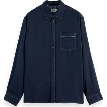 Pánská casual bunda Scotch & Soda — Solid Tencel Shirt