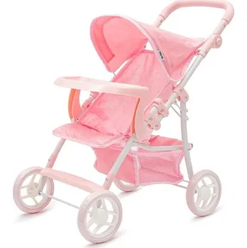 Kočárek pro panenku Baby Mix Lana růžový