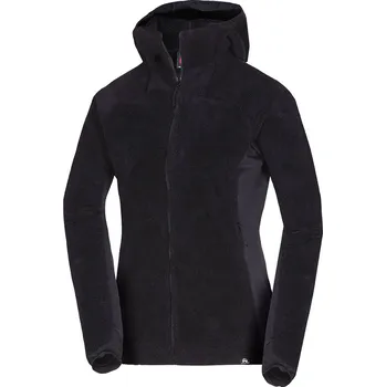 Dámská mikina Northfinder Dámská fleecová hřejivá mikina CARLENE, černá,