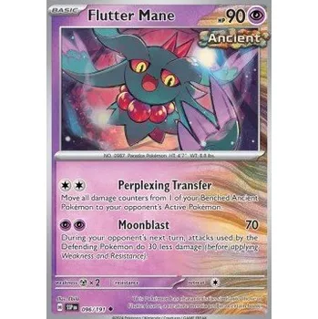 Sběratelská karetní hra Pokémon SSP 096/191 Flutter Mane - Surging Sparks Stav: Near Mint, Verze: NORMAL