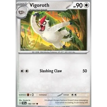Sběratelská karetní hra Pokémon SSP 146/191 Vigoroth - Surging Sparks Stav: Near Mint, Verze: REVERSE HOLO