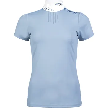 Jezdectví Triko závodní Darya Competition HKM, dámské, modrá, XS