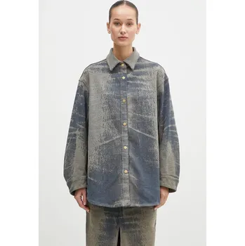 Dámská košile Džínová košile DARKPARK Julie dámská, béžová barva, relaxed, s klasickým límcem, WSH17.DBL08W079.W079, XS, 12X