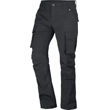 Pánské kalhoty Northfinder Pánské prodloužené kalhoty adventure JENSEN - bez zašití spodních lemů, černá,