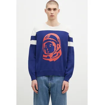 Dámský svetr Svetr s příměsí kašmíru Billionaire Boys Club Astro Knitted Crewneck tmavomodrá barva, B24325, M, 59X