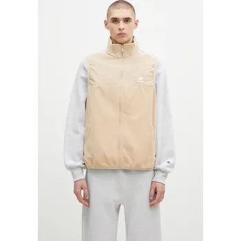Dámská vesta Vesta adidas Originals Fleece Vest béžová barva, IZ2483, M, 80X