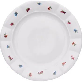Talíř Talíř mělký, český porcelán, házenka, 26 cm, G. Benedikt