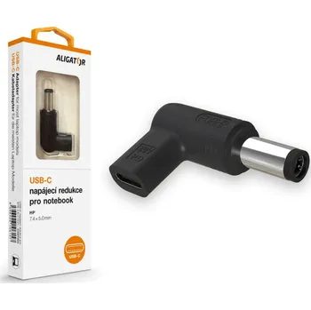 Notebook Aligator USB-C napájecí redukce 7,4 x 5,0 mm pro notebooky HP