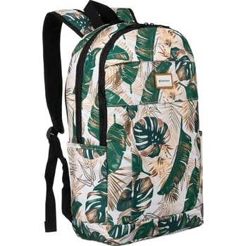 Městský batoh Klasický dámský polyesterový batoh s rostlinným vzorem Barva (Varianta): 08