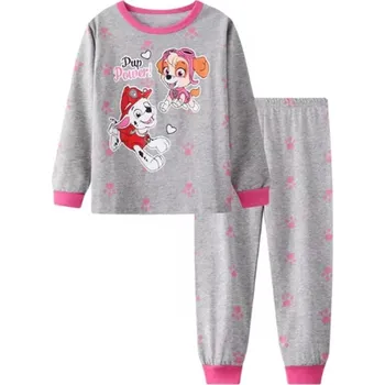 Dívčí pyžamo Dětská pyžama s motivem Tlapková patrola Barva: 66 růžovo šedá, Velikost: 130/7 let