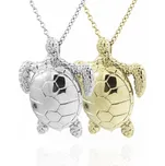 Přívěsek Mořská želva z nerezové oceli s řetízkem - Light Gold RL