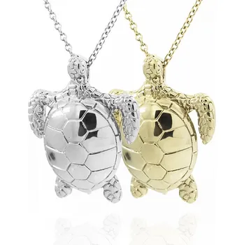 Přívěsek Přívěsek Mořská želva z nerezové oceli s řetízkem - Light Gold RL