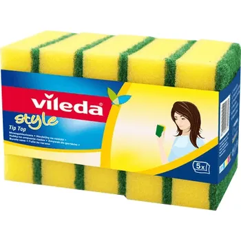 Vileda 149046 Style Tip Top houbička 3+2 ks