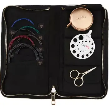 Jehlice KnitPro Coal Pouzdro na lanka a příslušenství (Coal Pouzdro na lanka a pomůcky)