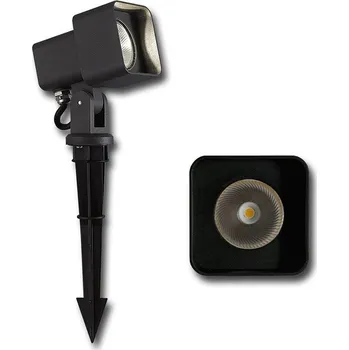 Nástěnné svítidlo LED světlo McLED LED svítidlo Kira, 7W, 3000K, IP65, černá barva