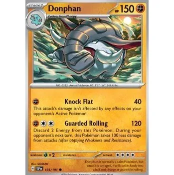 Sběratelská karetní hra Pokémon SSP 103/191 Donphan - Surging Sparks Stav: Near Mint, Verze: NORMAL