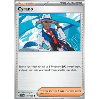Sběratelská karetní hra Pokémon SSP 170/191 Cyrano - Surging Sparks Stav: Near Mint, Verze: REVERSE HOLO