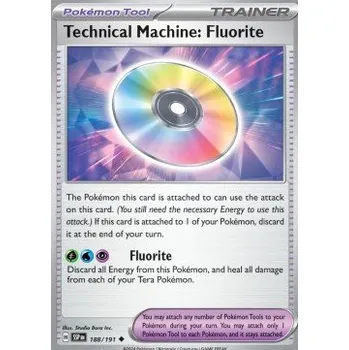 Sběratelská karetní hra Pokémon SSP 188/191 Technical Machine: Fluorite - Surging Sparks Stav: Near Mint, Verze: NORMAL