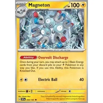 Volný čas Pokémon SSP 059/191 Magneton - Surging Sparks Stav: Near Mint, Verze: NORMAL