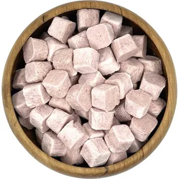 Sušená potravina Zdravoslav Smoothie jahodové lyofilizované čtverečky 100 g