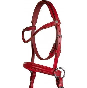 Dětské zboží Uzdečka bezudidlová Funny Horses 2 HKM,červená, Mini shetty