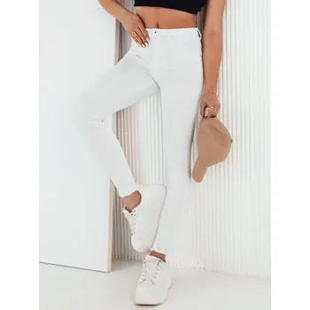 Dámské džíny Dámské džíny s vysokým pásem MOLINO UY1975 Barva: Bílá, Velikost: M