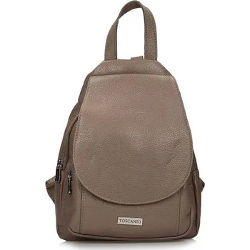 Toscanio kožená kabelka A186 TOS D40 béžová