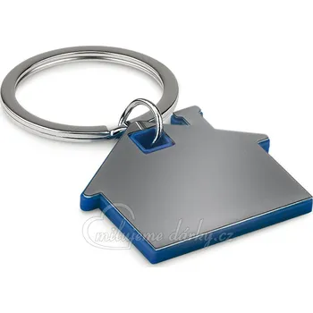 Přívěsek Imba ve tvaru domu, tmavě modrý