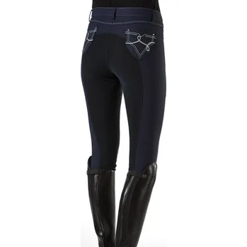 Jezdecké kalhoty Dámské rajtky Pfiff Maike - s celokoženým sedem, 36 - Černá