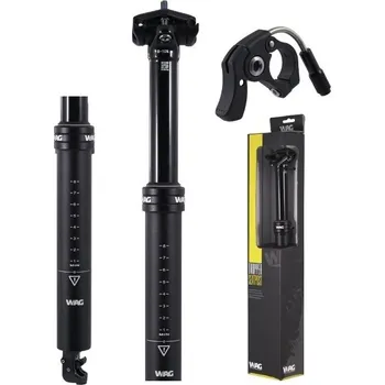 Sedlovka Sedlovka teleskop WAG AL 425/130mm černá 31,6mm