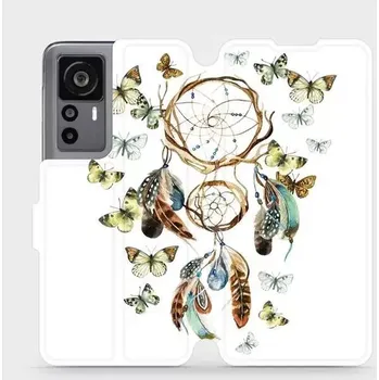 Pouzdro na mobilní telefon Knížkové flip pouzdro Mobiwear - Xiaomi 12T / 12T Pro - M001P Lapač a motýlci (Knížkové flip pouzdro, obal, kryt Mobiwear na mobil Xiaomi 12T / 12T Pro - M001P Lapač a motýlci)