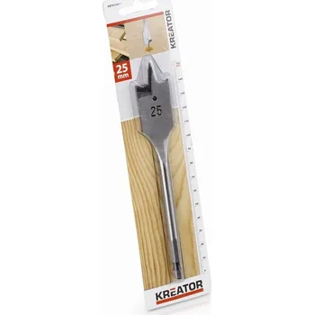 Vrták Kreator KRT010811 - Plochý vrták do dřeva 25 x 152 mm